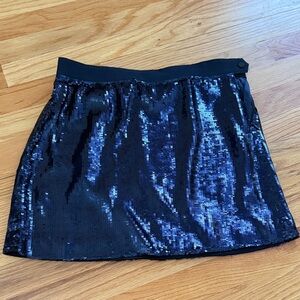 J. Crew Midnight Sequin Mini Skirt